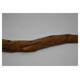 Hand-Carved Articulated Wooden Cobra Figurine