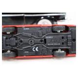 Jada 1:32 Red Diecast Car and Black Chevy Bel Air Convertible Model Lot