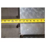 Stainless Steel 2-Shelf Utility Cart on Casters, 32x24x16 in.