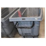 Uline Heavy-Duty Tilt Truck Utility Cart with Steel Frame