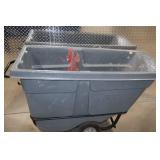 Uline Heavy-Duty Tilt Truck Utility Cart with Steel Frame