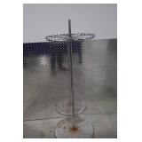 Chrome Round Retail Clothing Rack, 56 in Tall