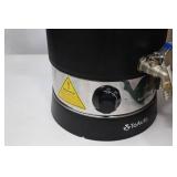 Candle Making Kit Lot: Wax Melting Furnace, Soy Wax, Wicks & Red Glass Jars