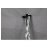 Assorted woodworking clamps and vise set