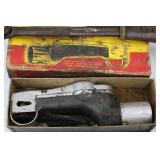 Lot of Vintage Hand Tools and Metal Toolbox