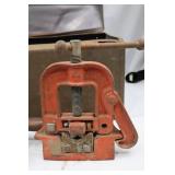 Lot of Vintage Hand Tools and Metal Toolbox