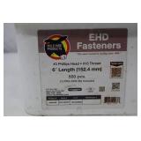 Mule-Hide EHD Fasteners 6 in Phillips Head Screws - Open Box