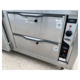 Wasserstrom Cold Prep Table With Decorative Glass Dividider