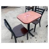 Dinner Table Set For 2