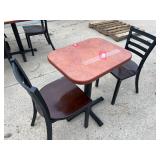 Dinner Table Set For 2