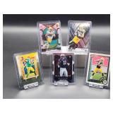 (5) Assorted NFL Green Bay Packers Rookie Cards