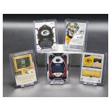 (5) Assorted NFL Green Bay Packers Rookie Cards