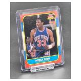 Vintage 1986-87 Fleer Basketball New York Nicks HOF Great "Patrick Ewing" Rookie Card #32