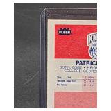 Vintage 1986-87 Fleer Basketball New York Nicks HOF Great "Patrick Ewing" Rookie Card #32