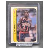 Vintage 1986-87 Fleer Basketball Detroit Pistons HOF Great "Isiah Thomas" Sticker Card #10