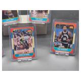 (5) Assorted Vintage 1986-87 Fleer Basketball Rookie Cards