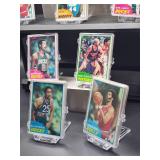 (100) Assorted Vintage 1981- 82 Topps Basketball Cards in (10) Plastic Holders