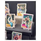 (100) Assorted Vintage 1981- 82 Topps Basketball Cards in (10) Plastic Holders