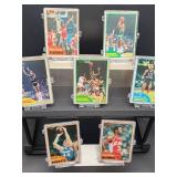 (100) Assorted Vintage 1981- 82 Topps Basketball Cards in (10) Plastic Holders