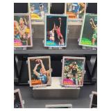 (100) Assorted Vintage 1981- 82 Topps Basketball Cards in (10) Plastic Holders