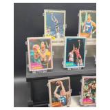 (100) Assorted Vintage 1981- 82 Topps Basketball Cards in (10) Plastic Holders