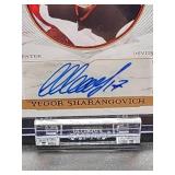 Autographed 2022-23 Upper Deck Hockey Artifacts by "Jegor Sharangovich" Card # AF-JS