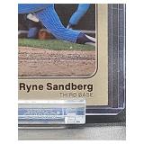 Vintage 1983 Fleer Baseball Chicago Cubs HOF Great "Ryne Sandberg" Rookie Card #507