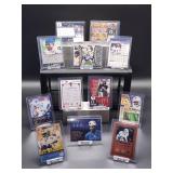 (12) Assorted Vintage Falcons/Cowboys HOF Great "Prime Time Deion Sanders" Football Cards