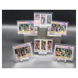 (6) Assorted Vintage 1980 - 81 Topps Basketball Cards
