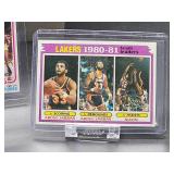 (6) Assorted Vintage 1980 - 81 Topps Basketball Cards