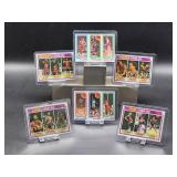 (6) Assorted Vintage 1980 - 81 Topps Basketball Cards