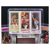(6) Assorted Vintage 1980 - 81 Topps Basketball Cards