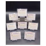 (8) Assorted Vintage 1992 Topps Gold Baseball Rookie Cards