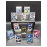 (12) Assorted Vintage Lions HOF Great "Barry Sanders" NFL Football Cards