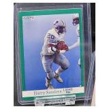 (12) Assorted Vintage Lions HOF Great "Barry Sanders" NFL Football Cards