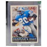 (12) Assorted Vintage Lions HOF Great "Barry Sanders" NFL Football Cards