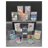 (12) Assorted Vintage Lions HOF Great "Barry Sanders" NFL Football Cards