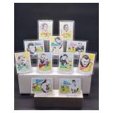 (11) Assorted Vintage 1961 Nu Football Cards
