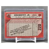 Vintage 1989 Bowman Baseball Mariners HOF Great "Ken Griffey Jr" Rookie Card #220