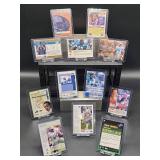 (12) Assorted Lions HOF Great "Barry Sanders" NFL Football Cards