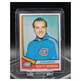 Vintage 1974 - 75 Topps Hockey Red Wings HOF Coach "Scotty Bowman" Card #261
