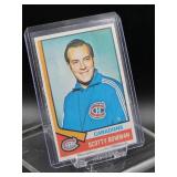 Vintage 1974 - 75 Topps Hockey Red Wings HOF Coach "Scotty Bowman" Card #261