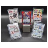 (5) Assorted Limited Edition Autographed NFL Football Rookie Cards