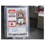 (5) Assorted Limited Edition Autographed NFL Football Rookie Cards