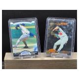 (2) Assorted 1995 Los Angeles Dodgers Great "Hideo Nomo" Rookie Cards