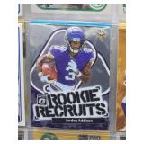 Binder with Assorted Vintage Minnesota Vikings Football Cards and Minnesota North Star Hockey Cards