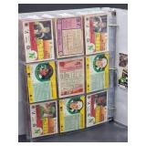 Binder with Assorted Vintage Minnesota Vikings Football Cards and Minnesota North Star Hockey Cards