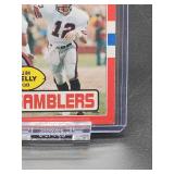 Vintage Pre NFL 1985 Topps USFL Football Houston Gamblers "Jim Kelly" Rookie Card #45