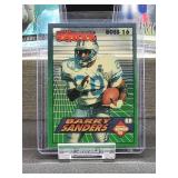(12) Assorted Lions HOF Great "Barry Sanders" NFL Football Cards
