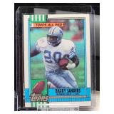 (12) Assorted Lions HOF Great "Barry Sanders" NFL Football Cards